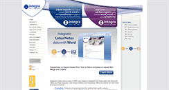 Desktop Screenshot of integra4notes.com